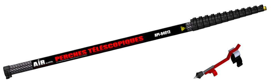 kit complet perche carbone HI-MOD API