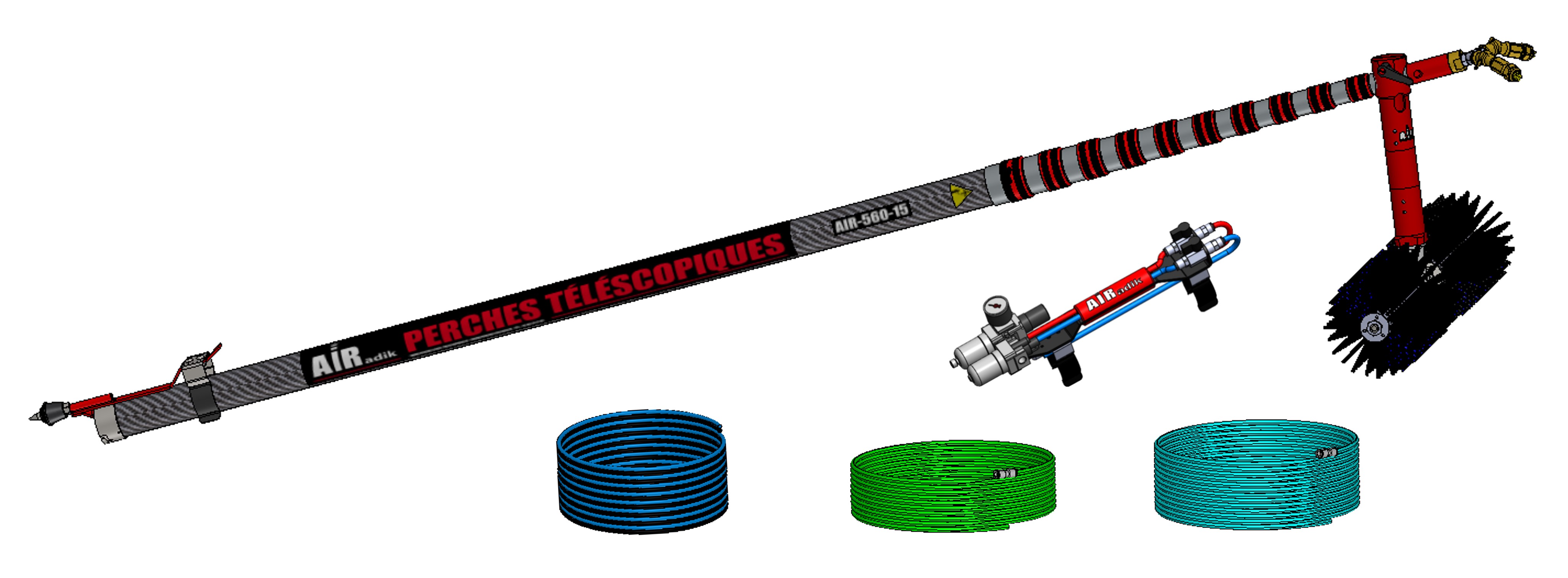 pole carbon 3k Processionary caterpillar